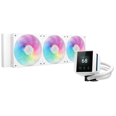 DeepCool Mystique 360 White ARGB LCD CPU Cooler - 360mm Radiator DeepCool Mystique 360 White ARGB LCD CPU Cooler - 360mm Radiator